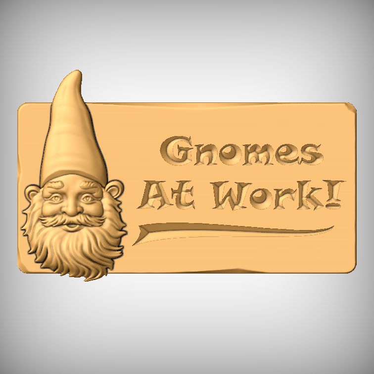Waving Gnome Sign
